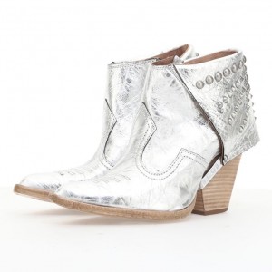 Ankle boots A.S.98 Blondie Damskie Srebrne | PL-386195XJP