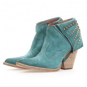 Ankle boots A.S.98 Blondie Damskie Zielone | PL-095427LPN