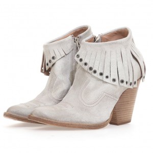 Ankle boots A.S.98 Brigit Damskie Beżowe | PL-946537QJO