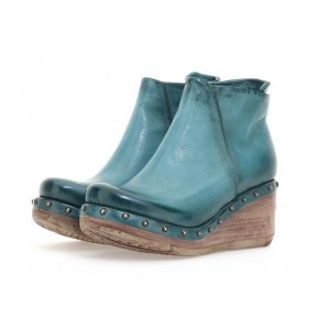 Ankle boots A.S.98 Pancras Damskie Zielone | PL-497123SDA