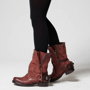 Ankle boots A.S.98 Saintec 259214 Damskie Czerwone | PL-594631KBQ