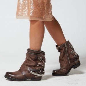 Ankle boots A.S.98 Saintec 259216 Damskie Czekolada | PL-624037QBW