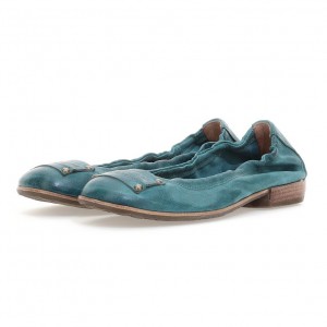 flat shoes A.S.98 Zula Damskie Zielone | PL-975481SEQ