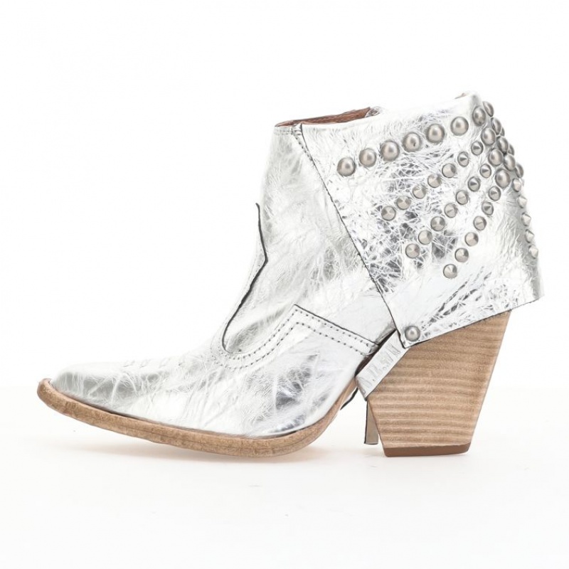 Ankle boots A.S.98 Blondie Damskie Srebrne | PL-386195XJP