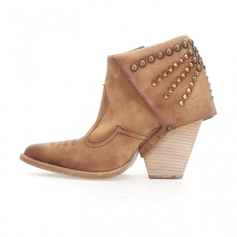 Ankle boots A.S.98 Blondie Damskie Żółte | PL-846317WRG