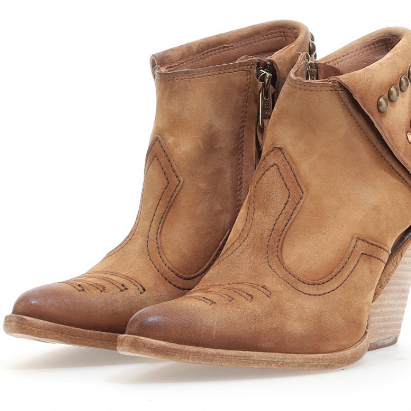 Ankle boots A.S.98 Blondie Damskie Żółte | PL-846317WRG