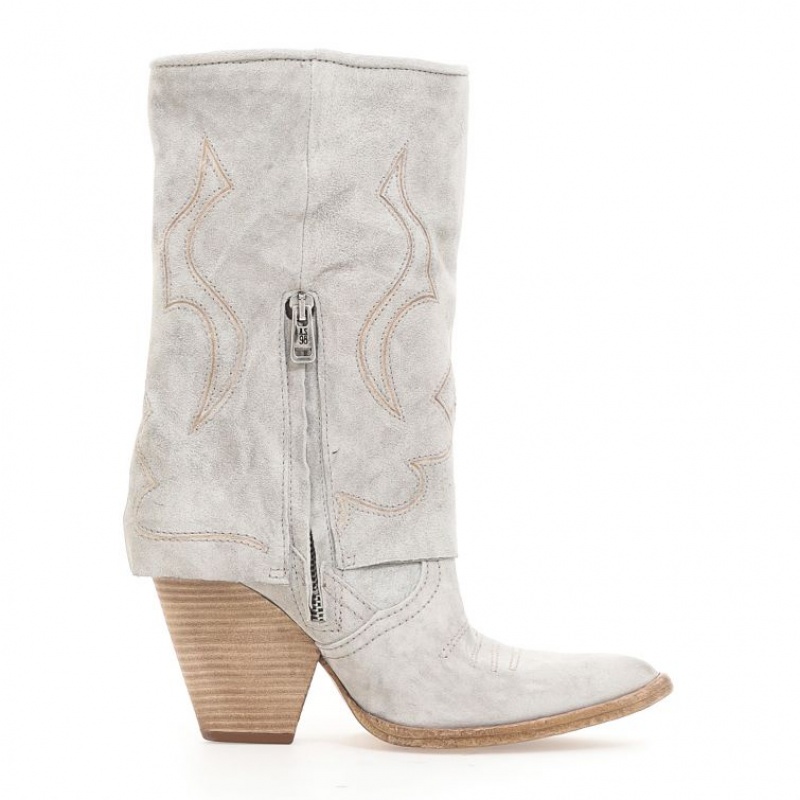 Ankle boots A.S.98 Briony Damskie Beżowe | PL-518734TSF