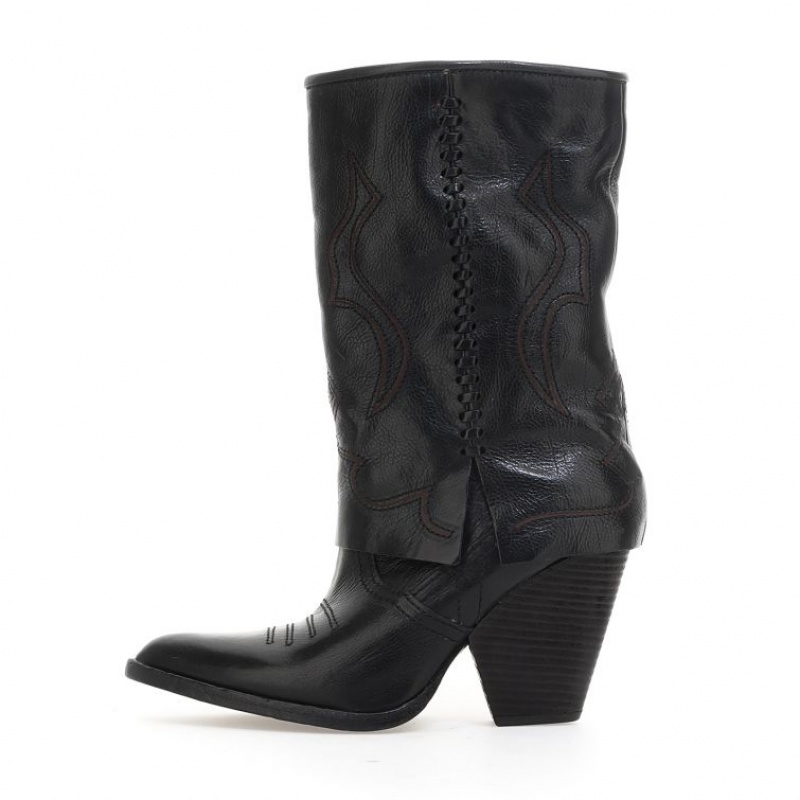 Ankle boots A.S.98 Briony Damskie Czarne | PL-123760XAF