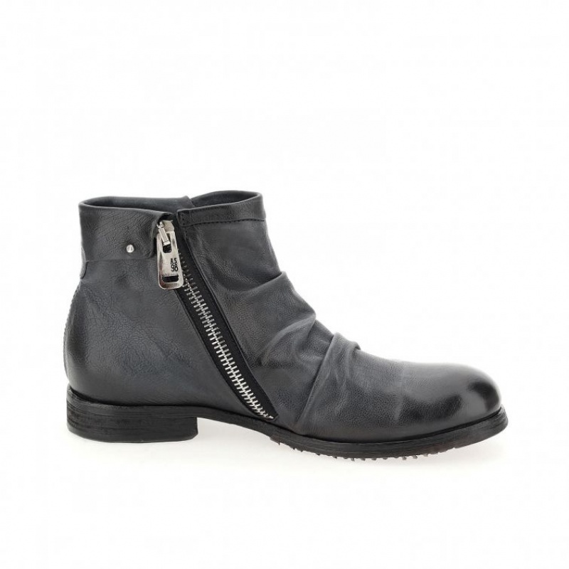 Ankle boots A.S.98 Clash 401216 Męskie Granatowe | PL-712609ALE