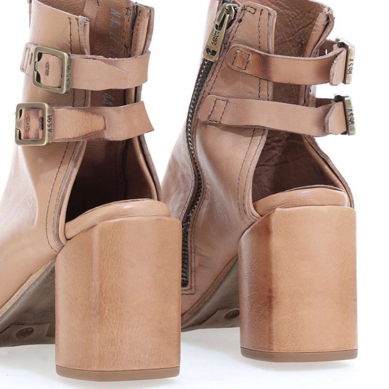 Ankle boots A.S.98 Elmer Damskie Brązowe | PL-237846QCG