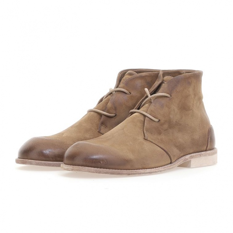 Ankle boots A.S.98 Oswin Męskie Khaki | PL-035628DER