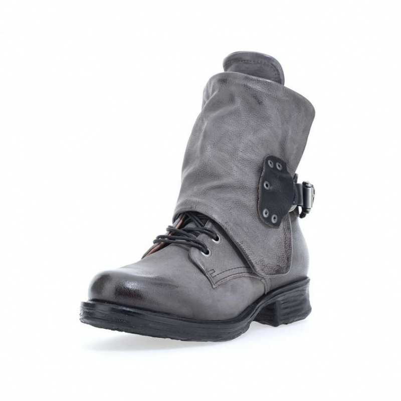 Ankle boots A.S.98 Saintec 259211 Damskie Szare | PL-731248HJT