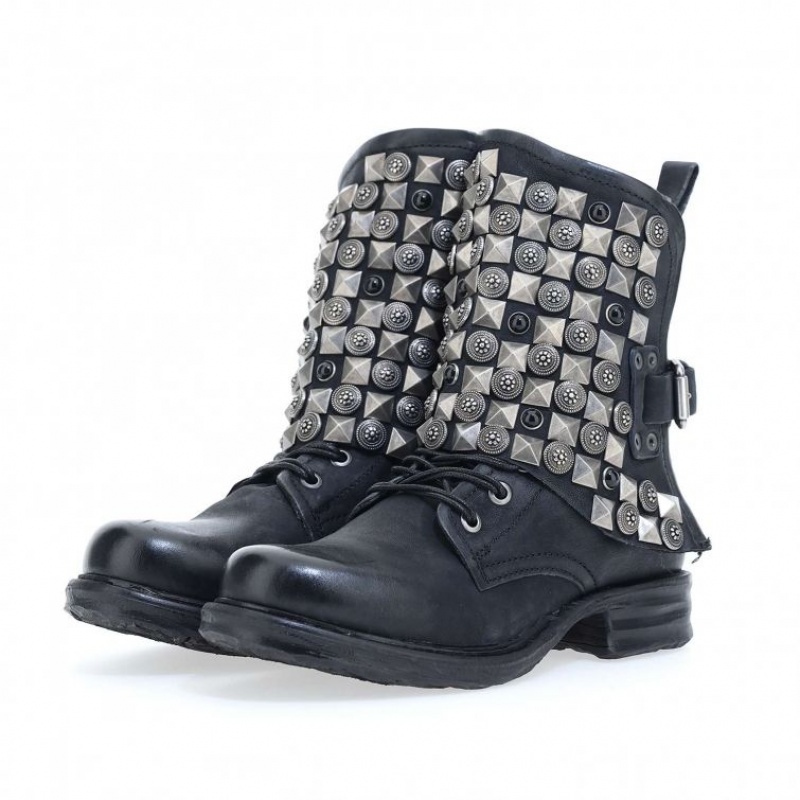 Ankle boots A.S.98 Saintec 259213 Damskie Czarne | PL-219857PNI