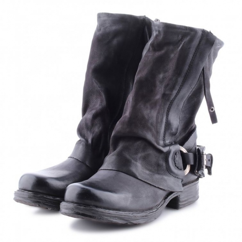 Ankle boots A.S.98 Saintec 259214 Damskie Czarne | PL-195643EXW