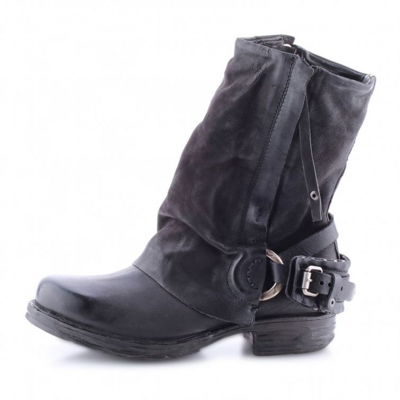 Ankle boots A.S.98 Saintec 259214 Damskie Czarne | PL-195643EXW