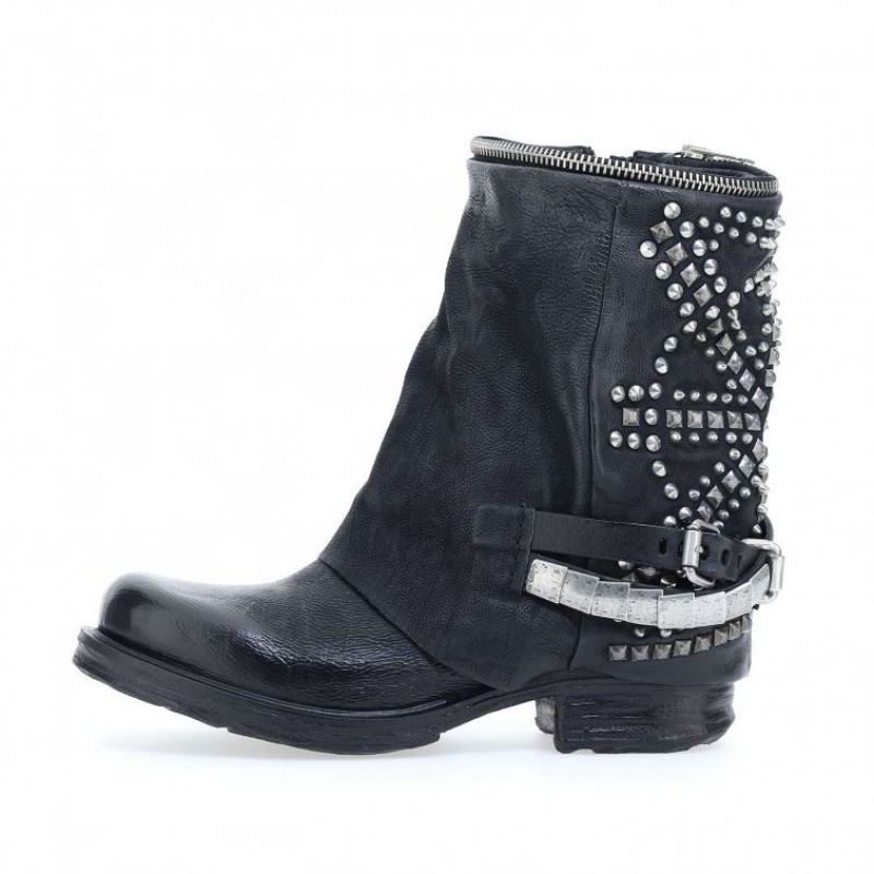 Ankle boots A.S.98 Saintec 259216 Damskie Czarne | PL-730892YHV