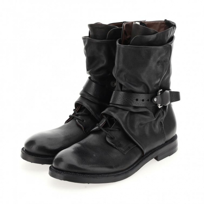 Ankle boots A.S.98 Samurai 347226 Męskie Czarne | PL-452906QED