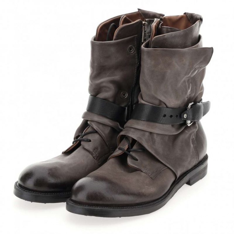 Ankle boots A.S.98 Samurai 347226 Męskie Szare | PL-635941GFQ