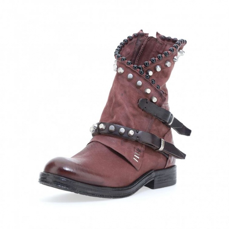 Ankle boots A.S.98 Verti 207239 Damskie Czerwone | PL-420689YWQ