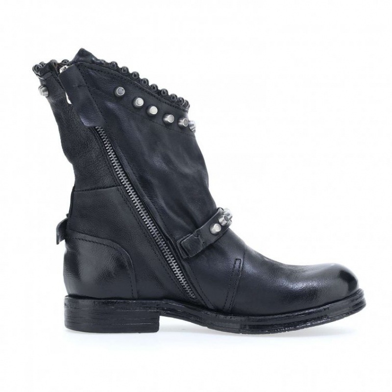 Ankle boots A.S.98 Verti 207239 Damskie Czarne | PL-106452TOI