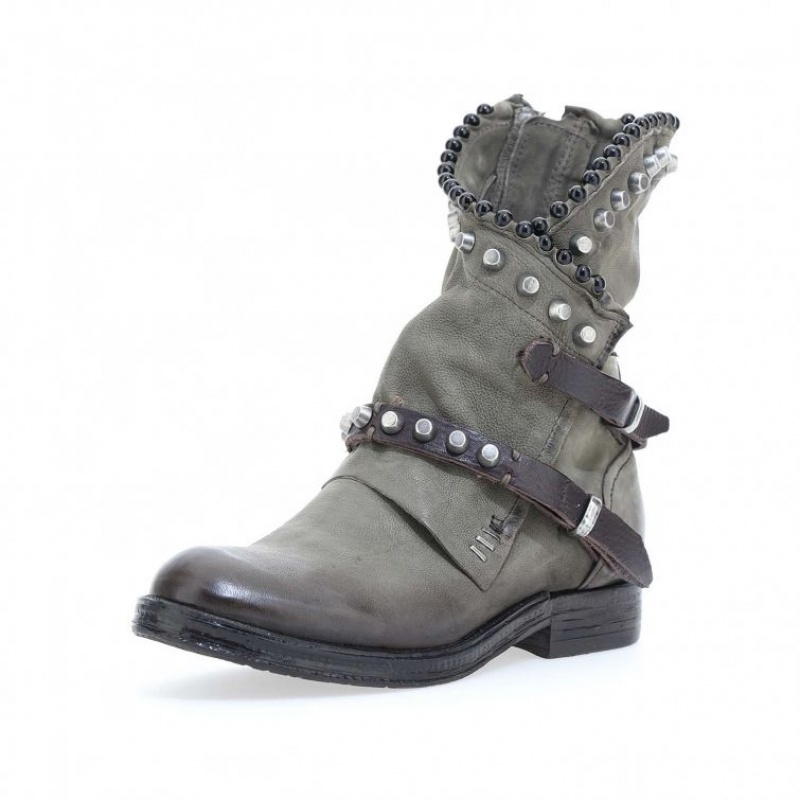 Ankle boots A.S.98 Verti 207239 Damskie Zielone | PL-407596GEL