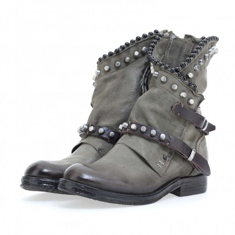 Ankle boots A.S.98 Verti 207239 Damskie Zielone | PL-407596GEL