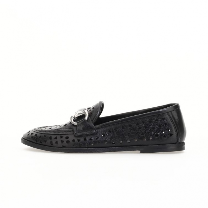 flat shoes A.S.98 Jacklyn Damskie Czarne | PL-496137VKX