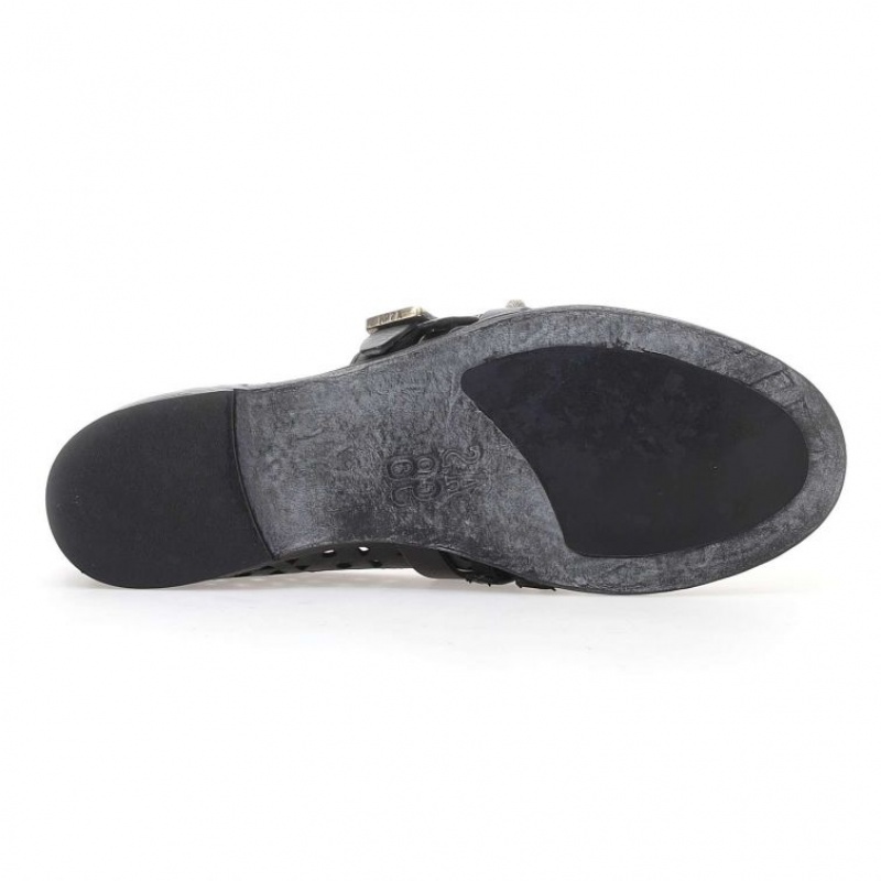 flat shoes A.S.98 Jade Damskie Czarne | PL-378590OFI