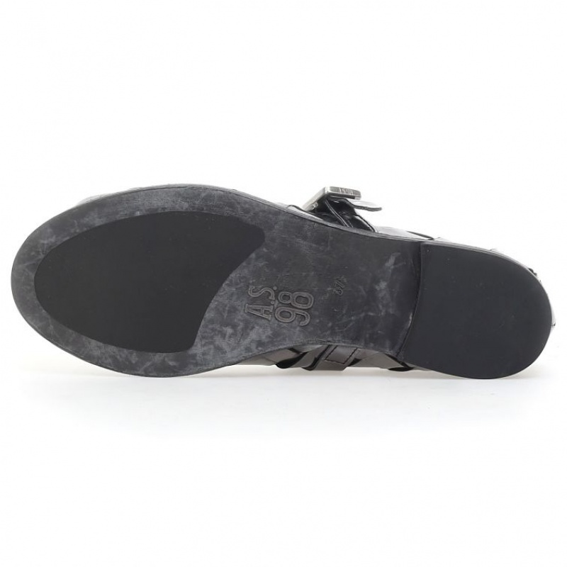 flat shoes A.S.98 Janae Damskie Tytan | PL-180592ZXP