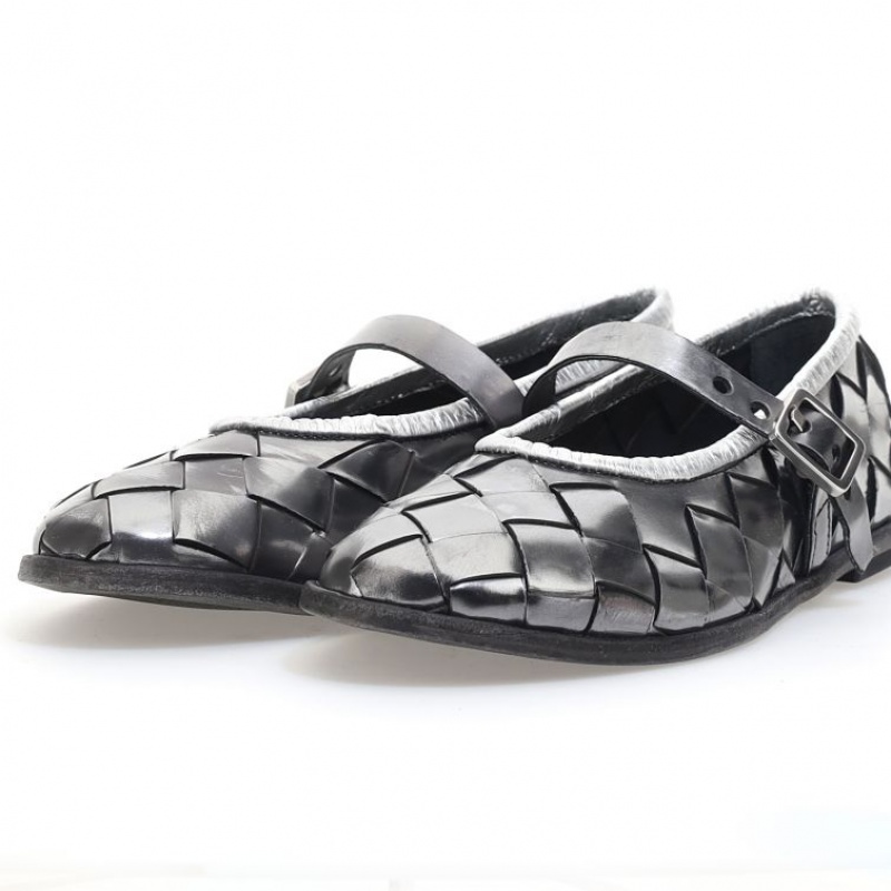 flat shoes A.S.98 Janae Damskie Tytan | PL-180592ZXP