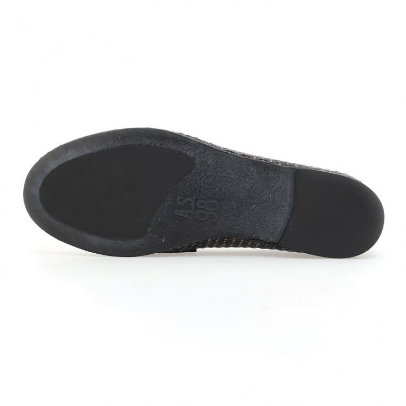 flat shoes A.S.98 Janene Damskie Czarne | PL-624371KDI