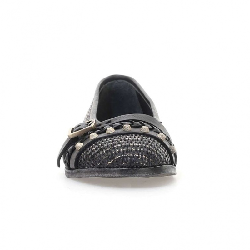 flat shoes A.S.98 Jayla Damskie Czarne | PL-018724ETF