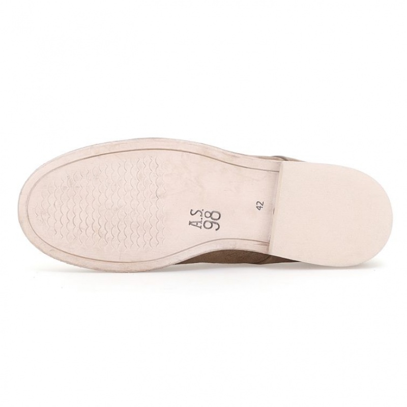 flat shoes A.S.98 Oberon Męskie Głęboka Brązowe | PL-903754PJX