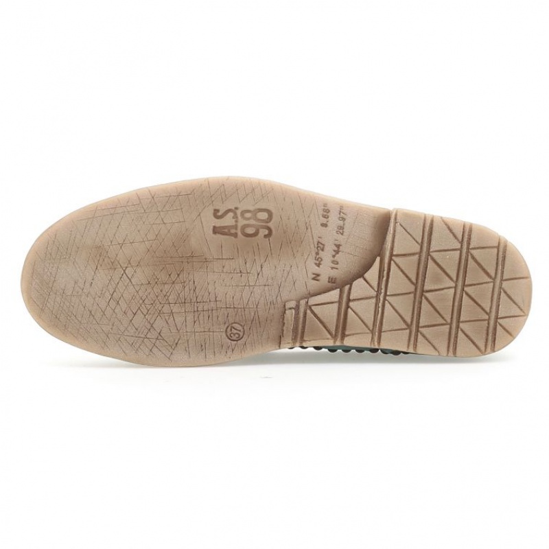 flat shoes A.S.98 Tami Damskie Zielone | PL-534019VZT