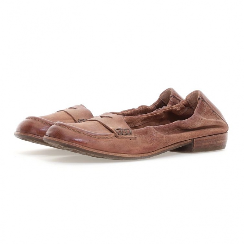 flat shoes A.S.98 Zavia Damskie Khaki | PL-417358NCM