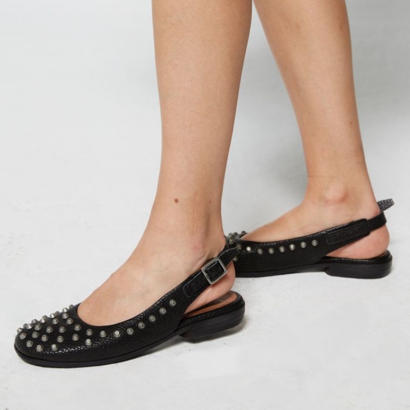 flat shoes A.S.98 Zola Damskie Czarne | PL-591860VGO