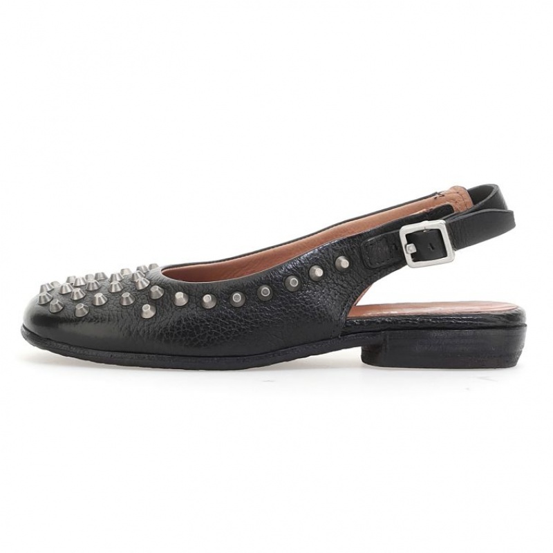 flat shoes A.S.98 Zola Damskie Czarne | PL-591860VGO