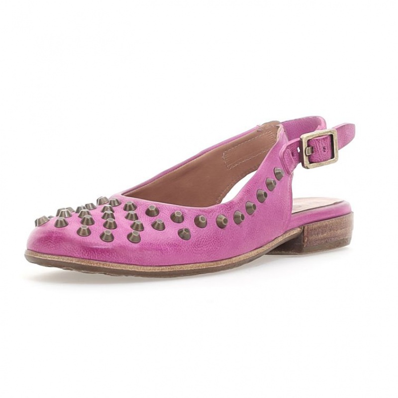 flat shoes A.S.98 Zola Damskie Fuksja | PL-912460VEA