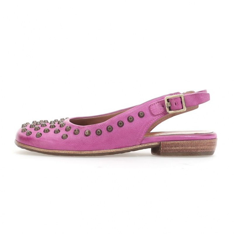 flat shoes A.S.98 Zola Damskie Fuksja | PL-912460VEA