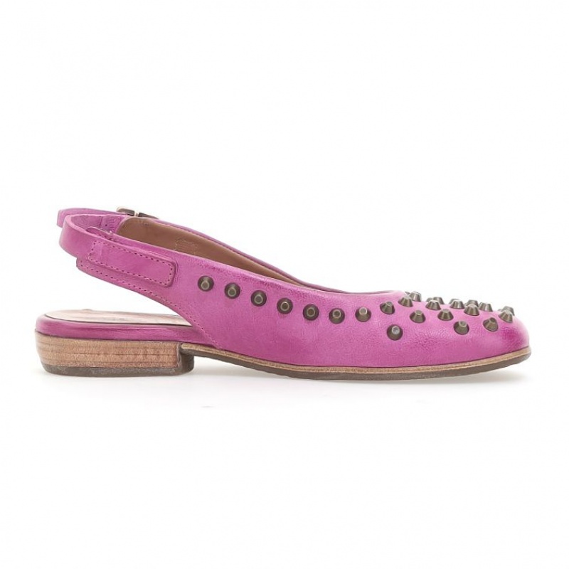 flat shoes A.S.98 Zola Damskie Fuksja | PL-912460VEA