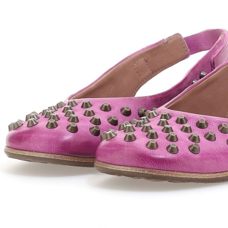 flat shoes A.S.98 Zola Damskie Fuksja | PL-912460VEA