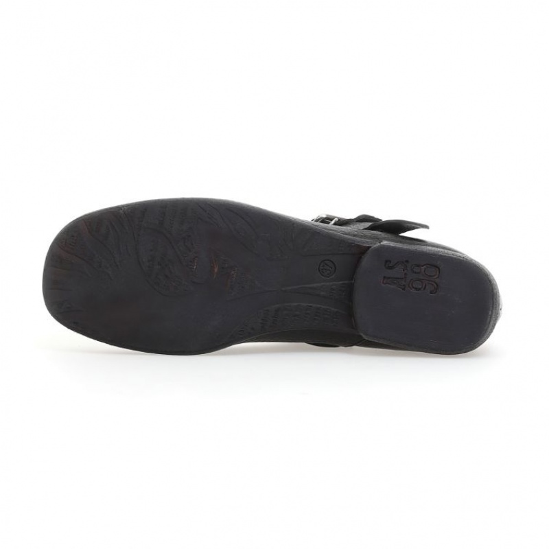 flat shoes A.S.98 Zowie Damskie Czarne | PL-360514WUT