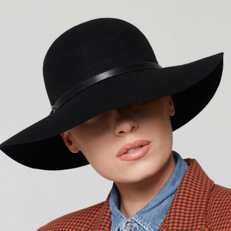 hats A.S.98 Anouk Damskie Czarne | PL-327598UIF