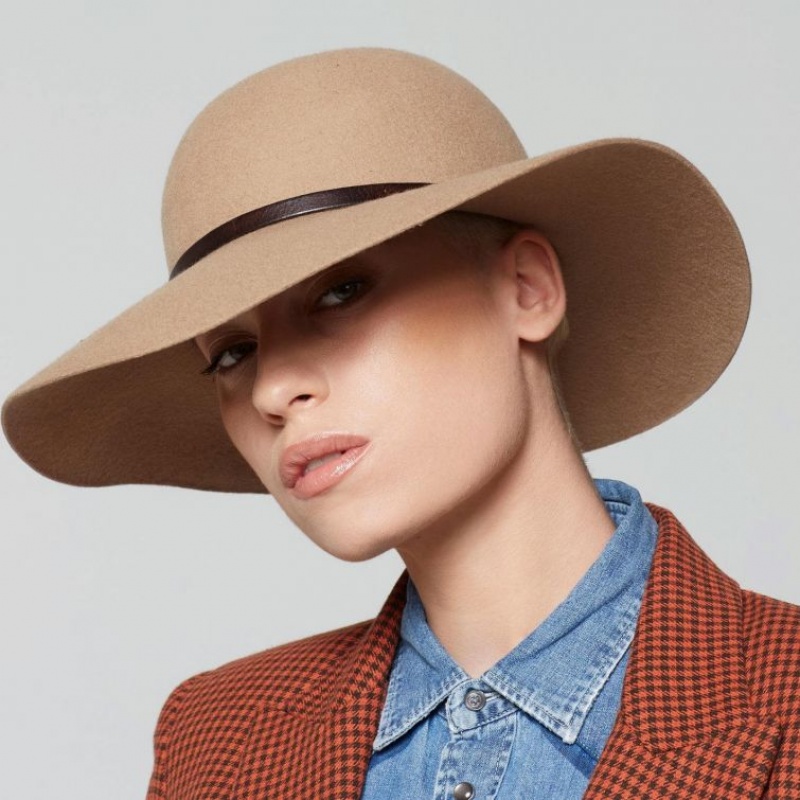 hats A.S.98 Anouk Damskie Żółte | PL-315290TDN