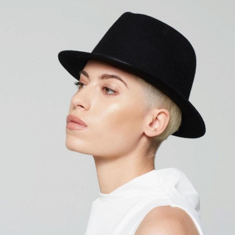 hats A.S.98 Claire Damskie Czarne | PL-934708CTB