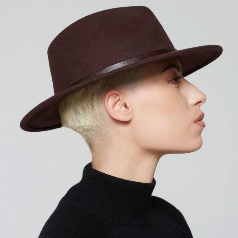 hats A.S.98 Danna Damskie Brązowe | PL-490685LCB