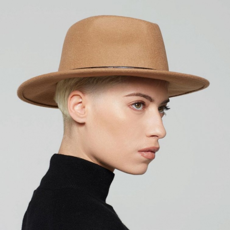 hats A.S.98 Danna Damskie Khaki | PL-127568QKT